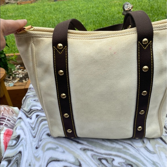 COPY - Louis Vuitton Tote Bag Cabas MM Ecru Cream Antigua - Picture 2 of 15